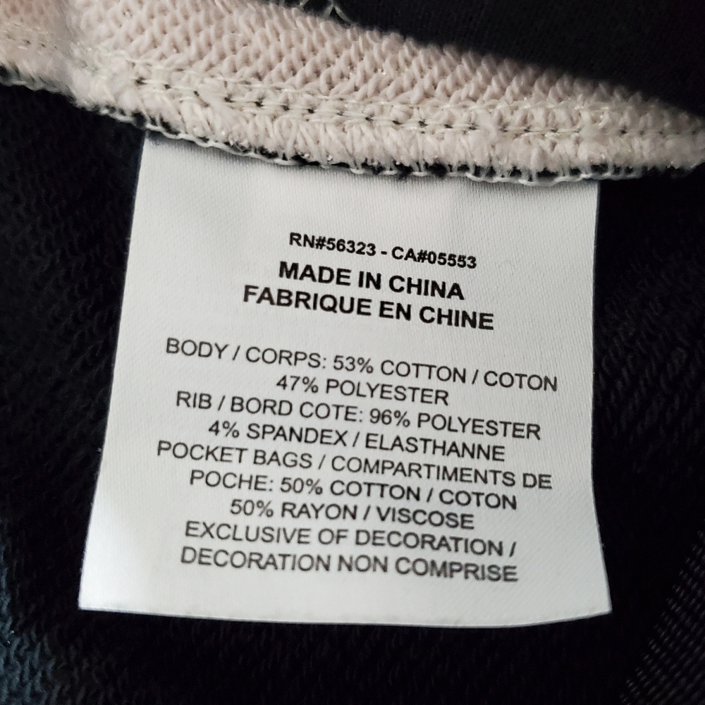 Nike Warm Up Pants Black and White Cropped Joggers Womens Size XS - Picture 6 of 6